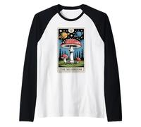 Fly Agaric Amanita Muscaria Carte de Tarot aux Champignons Manche Raglan