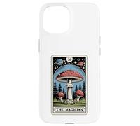 Fly Agaric Amanita Muscaria Carte de Tarot Le Magicien Champignon Coque pour iPhone 15