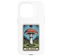 Fly Agaric Amanita Muscaria Carte de Tarot Motif Champignon de la Mort Coque pour iPhone 15 Pro