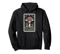 Fly Agaric Amanita Muscaria Carte de Tarot Motif Champignon Sweat à Capuche