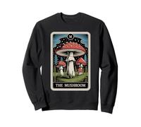 Fly Agaric Amanita Muscaria Carte de Tarot Motif Champignon Sweatshirt