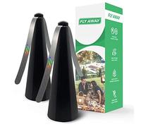 Fly Away - Ventilateur antimouches, utilisation à l'extérieur ou à l'intérieur, restaurant, barbecue, événements, dissuade les mouches, moustiques, autres moustiques et insectes, fonctionne avec