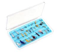 Fly Boxes For Fly Fishing | Transparent Flys Boxes Lightweight Hook | Lightweight Fishing Jig Box Transparent | Portable Hook Case For River Lake Stream Freshwater Saltwater Storage