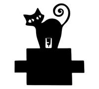 Fly Coil Holder, Portable Iron Case, Cat Shaped Design, Parasite Control Accessory, Sturdy Build, Ideal for Yard, Outdoor, Balcony, Beach, Patio, Camping, Garden, Picnic 95.52 inch
