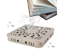 Fly Coil Holder, Portable Iron Holder, Sturdy Control Accessory, Square Container, Outdoor and Indoor for Camping Garden Patio Porch Home Use