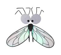 Fly Costume, Realistic Fun Animal-Themed Halloween Props, 10.23×5.11 Inches Party Fixture with Compact Build, Stage Device with Efficient Style, Home Accessories for Performance Cosplay Fair Festival