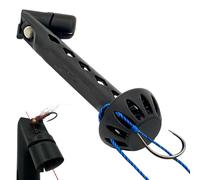 Fly Enfile-mouches Magnétique | Polyvalent | 8,6x3,5x2,6 Cm | Crochets D'enfilage Universels Avec Assistance Nœuds | Enfileur De Pointe Pour Pêcheurs | Précision De Liage Améliorée | Pour Li