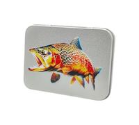Fly Fishing Box | Double-Sided Metal Storage Case For Fly Fishing Hooks | Large Capacity Trout Fly Organizer For Beginners And Enthusiasts | Fishing Accessory For Tackle Management