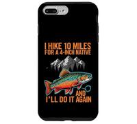 Fly Fishing Brook Trout Hiker Blue Line Native Coque pour iPhone 7 Plus/8 Plus