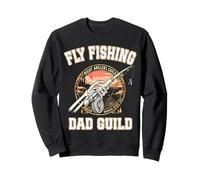Fly Fishing Dad Guild Fisher Man Fête des pères Poisson Whisperer Sweatshirt