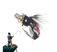 Fly Fishing Hooks - Fly Fishing Lures - Handmade Realistic fliess Lures - Wear-resistant Equipment for Beginner Experienced Anglers, fish supplies, Durable Trout Bait for Freshwater & Saltwater