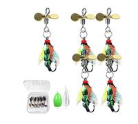 Fly Fishing Lures - Synthetic Baits, Reflective Hook Set | Compact Assortment Kit With Shiny Sequin Feature, Artificial For Saltwater Freshwater Carp Catching Outdoor Trips