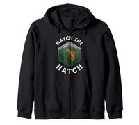 Fly Fishing Match The Hatch Trout Angler Dry Fly Lure Sweat à Capuche