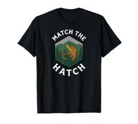 Fly Fishing Match The Hatch Trout Angler Dry Fly Lure T-Shirt