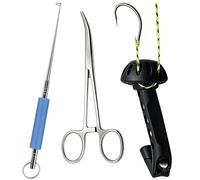 Fly Fishing Threader Tool - Precision Knot Tippet Helper for Easy Line Connection | Stainless Steel Threading Aid with Compact Grip Design, Fishing Accessory for River Lake Stream Saltwater Boat