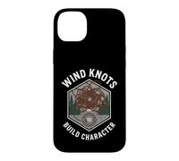 Fly Fishing Wind Knots Build Character Funny Angler Coque pour iPhone 14 Plus