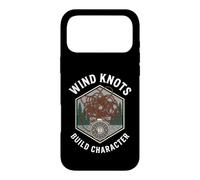 Fly Fishing Wind Knots Build Character Funny Angler Coque pour iPhone 17 Pro Max