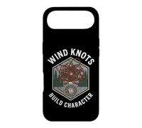 Fly Fishing Wind Knots Build Character Funny Angler Coque pour iPhone Air