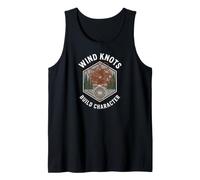 Fly Fishing Wind Knots Build Character Funny Angler Débardeur