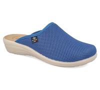Fly Flot Anoia, Sandales pour Femme en Maille élastique Respirante Fresh, Semelle rembourrée en Cuir, Avio, 38 Glissante