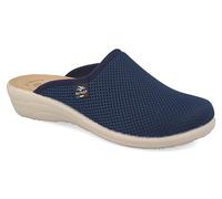Fly Flot Anoia, Sandales pour Femme en Maille élastique Respirante Fresh, Semelle rembourrée en Cuir, Bleu, 36 Glissante