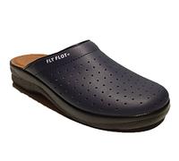 Fly Flot Art 8083 Sandales pour homme Bleu Blanc Blanc Blanc Blanc Confort Sandales en cuir Made in Italy - Bleu - bleu, 44 EU EU