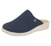 Fly Flot Ciabatta Chiusa Femme en Tissu à Maille Avec Compensée 2001 Bleu