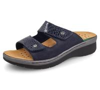 Fly Flot Femme Ciabatte Donna Con Doppia Fascia A Strappo Regolabile, Sottopiede in Pelle Estraibile Antishock Tongues, Turquoise, 39 EU