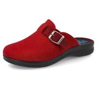 Fly Flot Femme Pantofole Donna Pet Riciclato Con Fibbia Regolabile E Scritta, Sottopiede in Panno Sandale Glissante, Bord, 37 EU