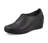 Fly Flot Femme Scarpa Donna in Microfibra Elasticizzata, Inserto Elastico, Sottopiede Memory Estraibile, Suola Poliuretano Piumatec Basket, Noir, 39 EU