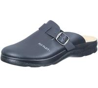 Fly Flot Femmes Clog En Cuir Avec Boucle Et Talon Wedge Amortissant