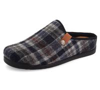 Fly Flot Homme Chaussons 46652JW Pantoufles Avec Semelle Amovible En Cuir