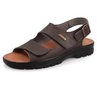 Fly Flot Homme Sandalo Uomo Evopell Con Cinturino A Strappo Regolabile, Sottopiede Imbottito Antishock in Pelle Mule, Marron, 44 EU