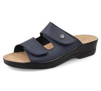 Fly Flot Montappone, Sandales pour Femme en Microfibre, Respirantes, avec Double déchirure réglable, Semelle intérieure en Cuir Glissante, Bleu, 40 EU