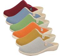 Fly Flot Pantoufle femme confortable résistant à l'usure confortable 330019, Taille:37 EU, Couleur:Vert