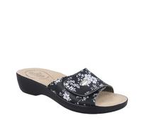 Fly Flot Sandales à rayures florales. - Noir - Noir , 39 EU EU