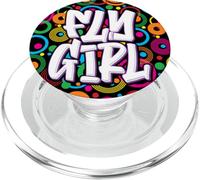 Fly Girl Danseuse Hip Hop Rap R & B des années 80 et 90 pour Femmes et Adolescentes PopSockets PopGrip pour MagSafe