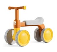 FLY HAWK Draisienne Bebe 1 an, 4 Roues Vélo sans Pédales pour Enfant 12-24 Mois, Premier Vélo d'Equilibre pour Garçon Fille, Cadeau Anniversaire Noel/Orange