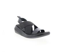 Fly London Baji à sangle pour femmes en cuir noir