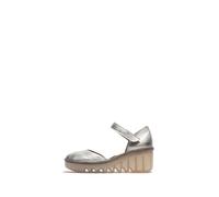 Fly London BISO305FLY, Sandal Femme - Chaussures, SILVER, 42