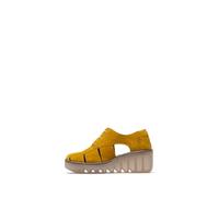 Fly London BOGI466FLY, Sandal Femme - Chaussures, YELLOW, 38