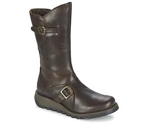 Fly London Bottes plates MES2 in Marron 37