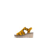 Fly London Femme BAIC621FLY Sandal, Yellow, 39 EU