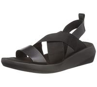 Fly London Femme BAJI848FLY Sandale, Noir, 38 EU