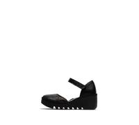 Fly London Femme BISO305FLY Sandal, Black, 41 EU