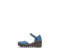 Fly London Femme BISO305FLY Sandal, Blue, 41 EU