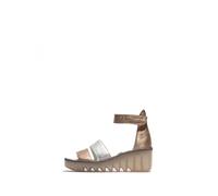 Fly London Femme BONO290FLY Sandal, Sahara/Silver/Sahara, 36 EU