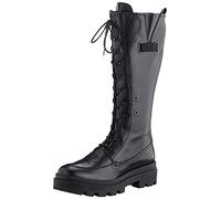 Fly London Femme Jaba816fly Botte Haute Jusqu'au Genou, Noir, 36 EU