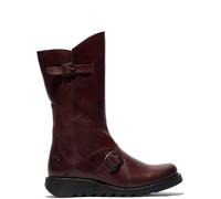Fly London Femme Mes 2, Semelle Noire Vin, 41 EU