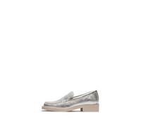 Fly London Femme REIF194FLY Loafers, Silver, 36 EU